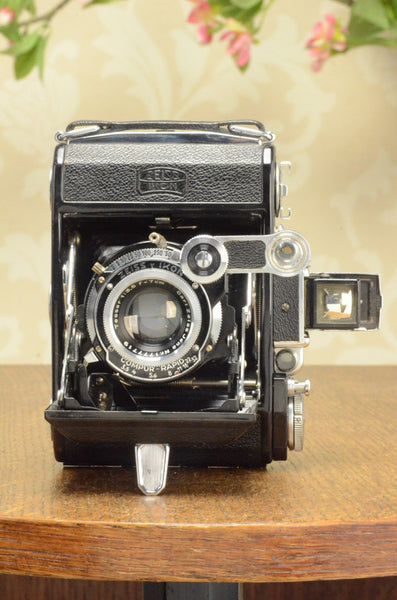 Superb 1936 Zeiss-Ikon Super Ikonta, Freshly serviced! Tessar lens, Compur Rapid - Zeiss-Ikon- Petrakla Classic Cameras