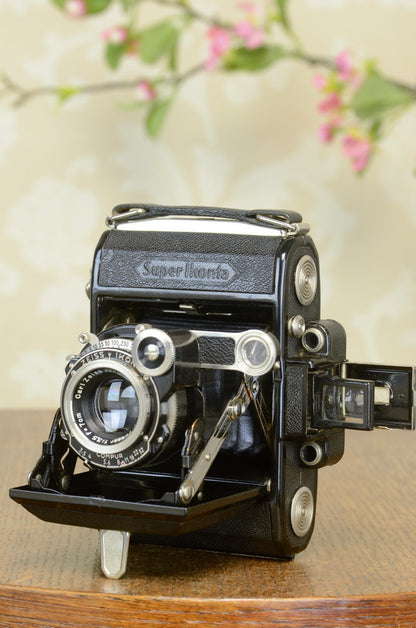 SUPERB! 1936 ZEISS-IKON SUPER IKONTA, Tessar lens, CLA’d - Zeiss-Ikon- Petrakla Classic Cameras