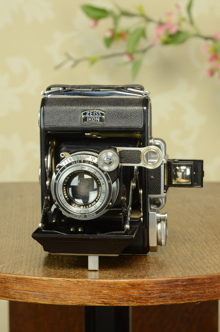 SUPERB! 1937 ZEISS-IKON SUPER IKONTA, Tessar lens, CLA’d, Freshly Serviced! - Zeiss-Ikon- Petrakla Classic Cameras