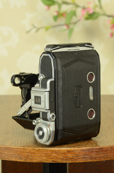 SUPERB! 1937 ZEISS-IKON SUPER IKONTA, Tessar lens, CLA’d, Freshly Serviced! - Zeiss-Ikon- Petrakla Classic Cameras