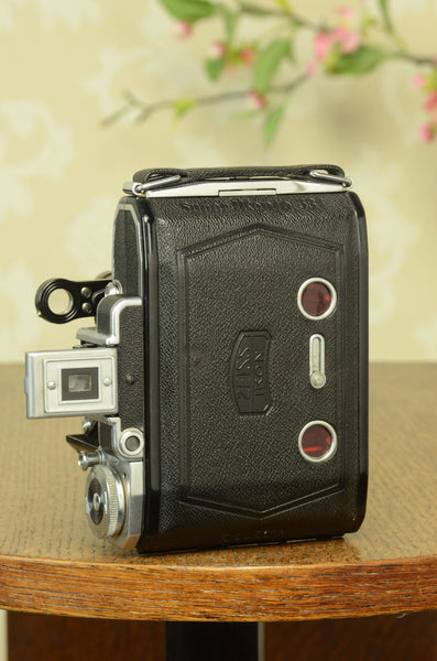 SUPERB! 1937 ZEISS-IKON SUPER IKONTA, Tessar lens, CLA’d, Freshly Serviced! - Zeiss-Ikon- Petrakla Classic Cameras