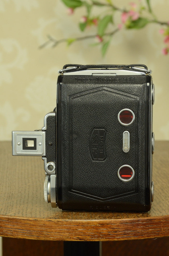 SUPERB! 1937 ZEISS-IKON SUPER IKONTA, Tessar lens, CLA’d, Freshly Serviced! - Zeiss-Ikon- Petrakla Classic Cameras