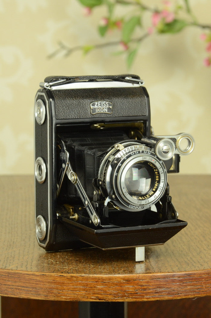 SUPERB! 1937 ZEISS-IKON SUPER IKONTA, Tessar lens, CLA’d, Freshly Serviced! - Zeiss-Ikon- Petrakla Classic Cameras