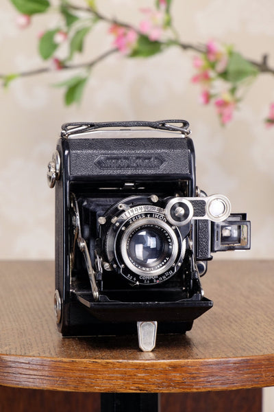 SUPERB! 1936 6x4.5 ZEISS-IKON SUPER IKONTA, Tessar lens, CLA’d - Zeiss-Ikon- Petrakla Classic Cameras