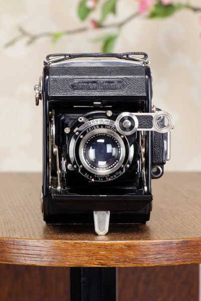 SUPERB! 1936 6x4.5 ZEISS-IKON SUPER IKONTA, Tessar lens, CLA’d - Zeiss-Ikon- Petrakla Classic Cameras