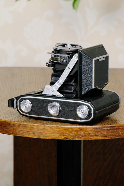 SUPERB! 1938 6x4.5 ZEISS-IKON SUPER IKONTA, Tessar lens, CLA’d - Zeiss-Ikon- Petrakla Classic Cameras