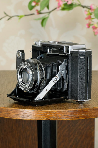1936 Zeiss Ikon Super Ikonta, Tessar lens, CLA'd, Freshly Serviced! - Zeiss-Ikon- Petrakla Classic Cameras