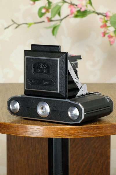 1936 Zeiss Ikon Super Ikonta, Tessar lens, CLA'd, Freshly Serviced! - Zeiss-Ikon- Petrakla Classic Cameras