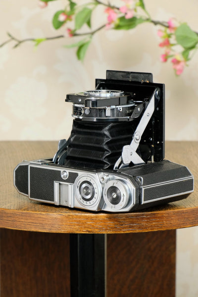 1936 Zeiss Ikon Super Ikonta, Tessar lens, CLA'd, Freshly Serviced! - Zeiss-Ikon- Petrakla Classic Cameras