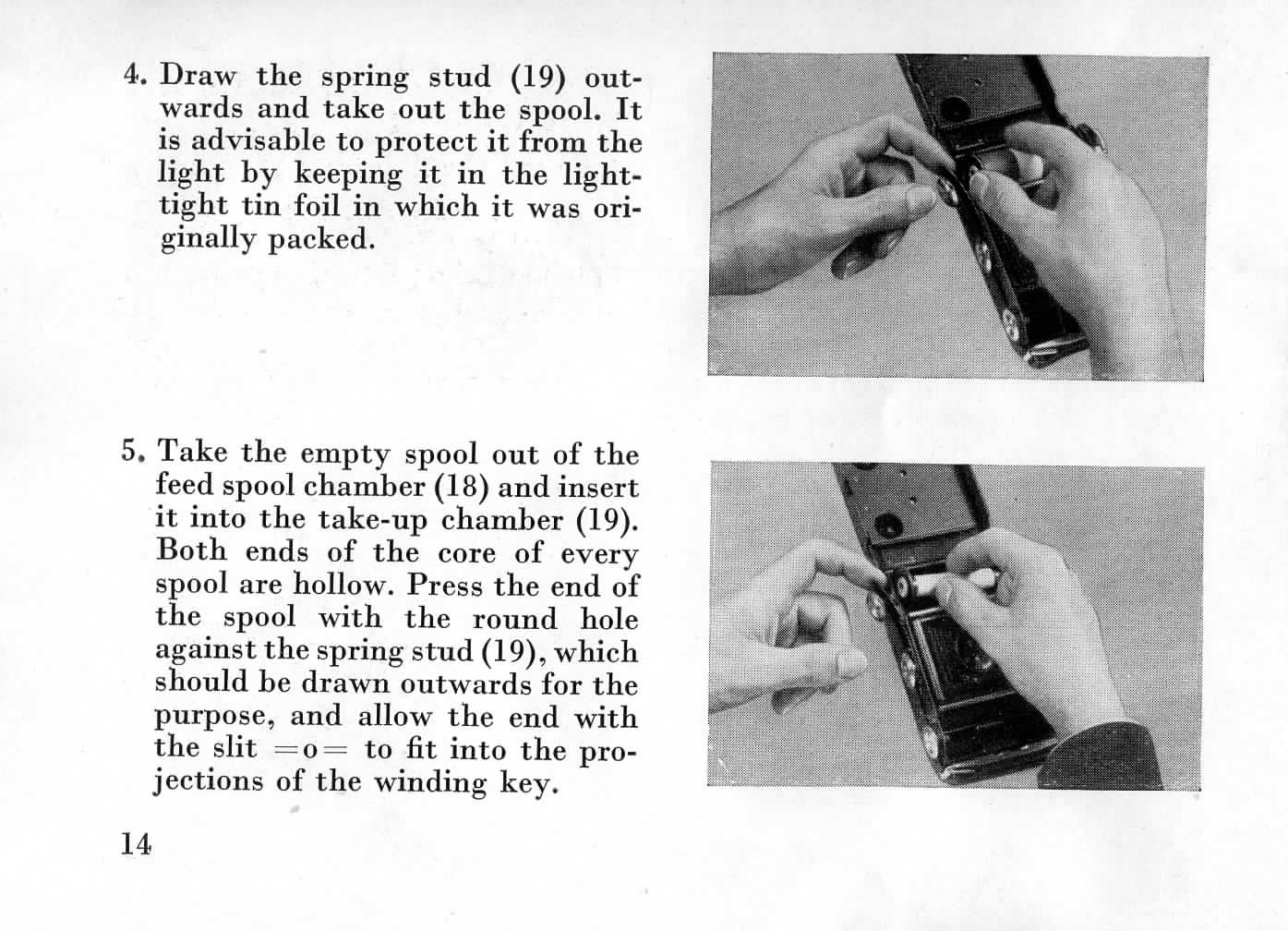 Super Ikonta A II Instruction for use (Dresden) 4 1/4 1 3/4(Original)