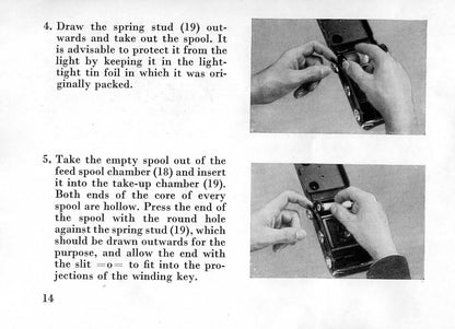 Super Ikonta A II Instruction for use (Dresden) 4 1/4 1 3/4(Original)