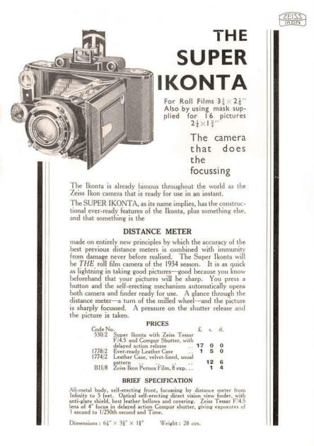 Super Ikonta C Ad (JPG) - Zeiss-Ikon- Petrakla Classic Cameras
