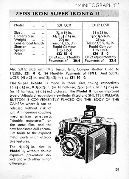 Super Ikonta C Ad (JPG) - Zeiss-Ikon- Petrakla Classic Cameras