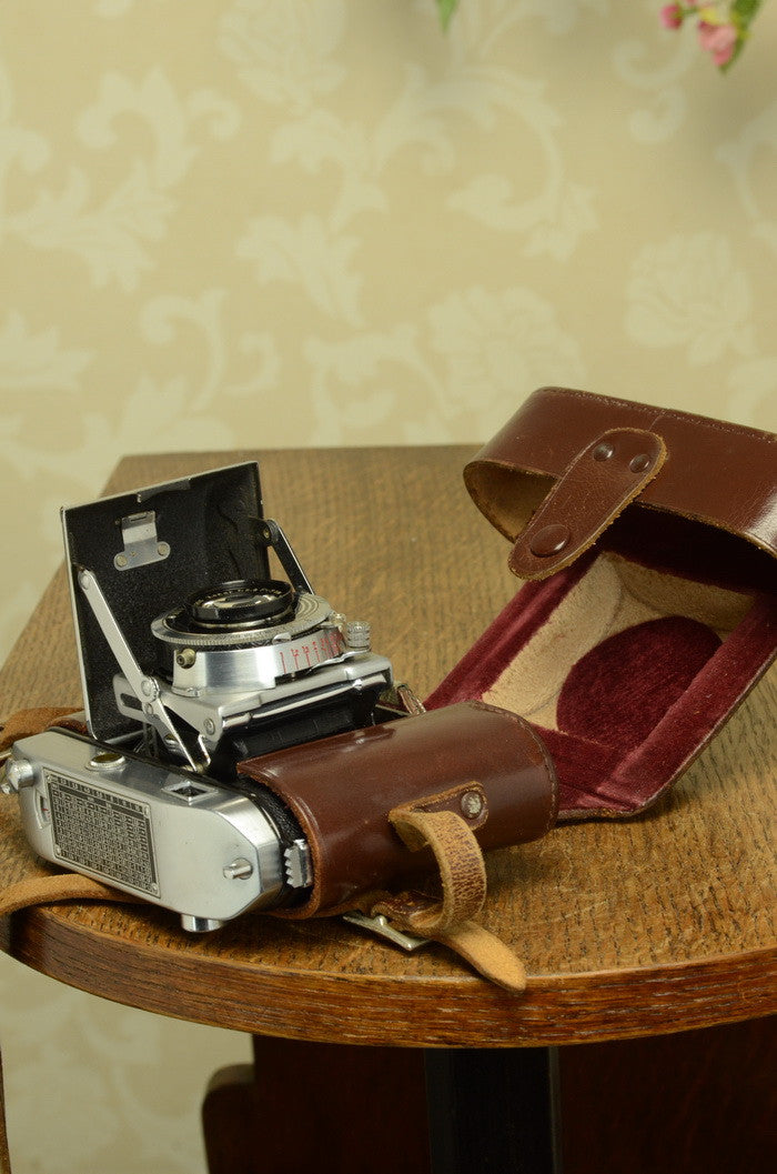 SUPERB!  1941 Welta Weltini, 35mm Rangefinder Camera. FRESHLY SERVICED! - Welta- Petrakla Classic Cameras