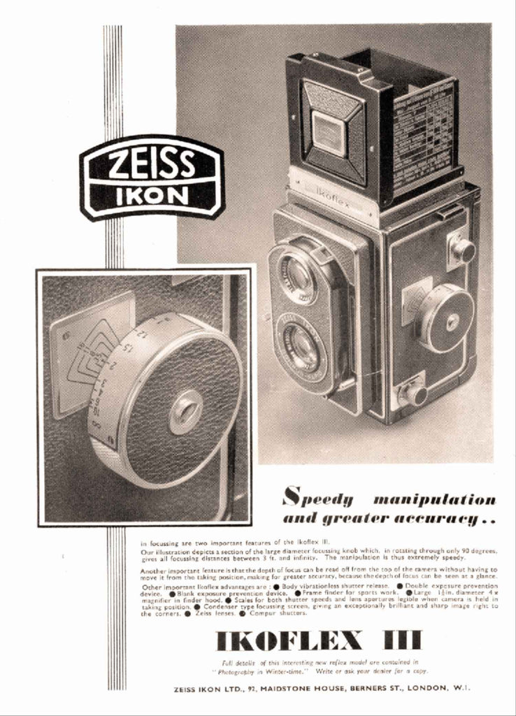 Zeiss-Ikon Ikoflex Ad III (JPG) - Zeiss-Ikon- Petrakla Classic Cameras