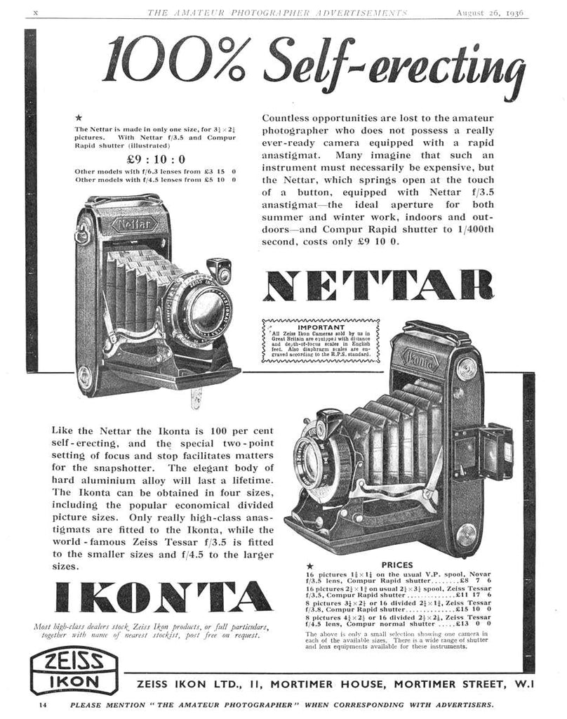 Zeiss-Ikon Ikonta Ad (JPG) - Zeiss-Ikon- Petrakla Classic Cameras