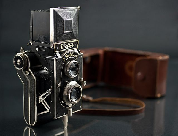 Original Welta Perfekta / Super Perfekta camera case - Welta- Petrakla Classic Cameras
